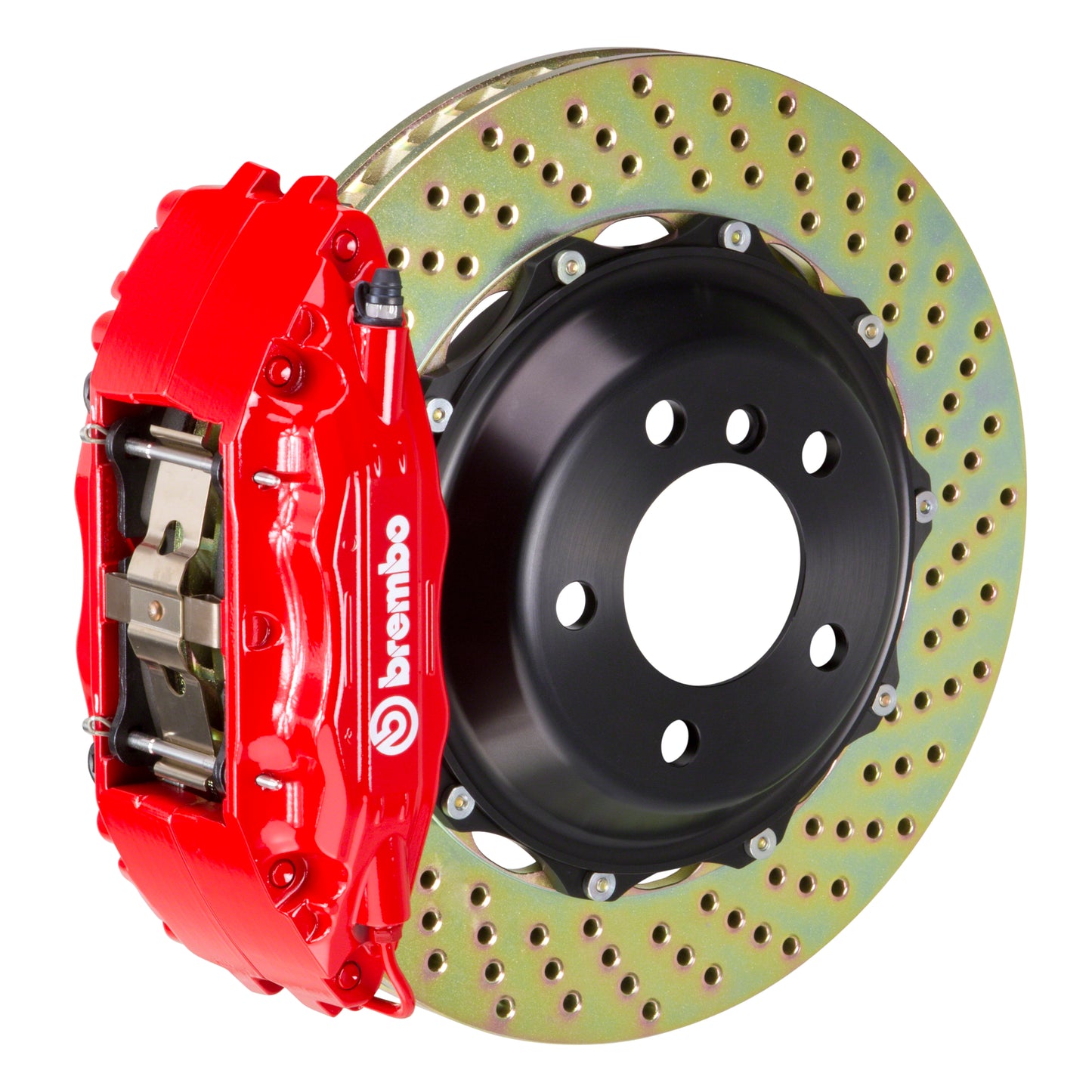 Front Brembo Gran Turismo Braking Upgrade Kit (1B18018A) GT / A4 Caliper with 4-Pistons & 2-piece 355x32 Disc