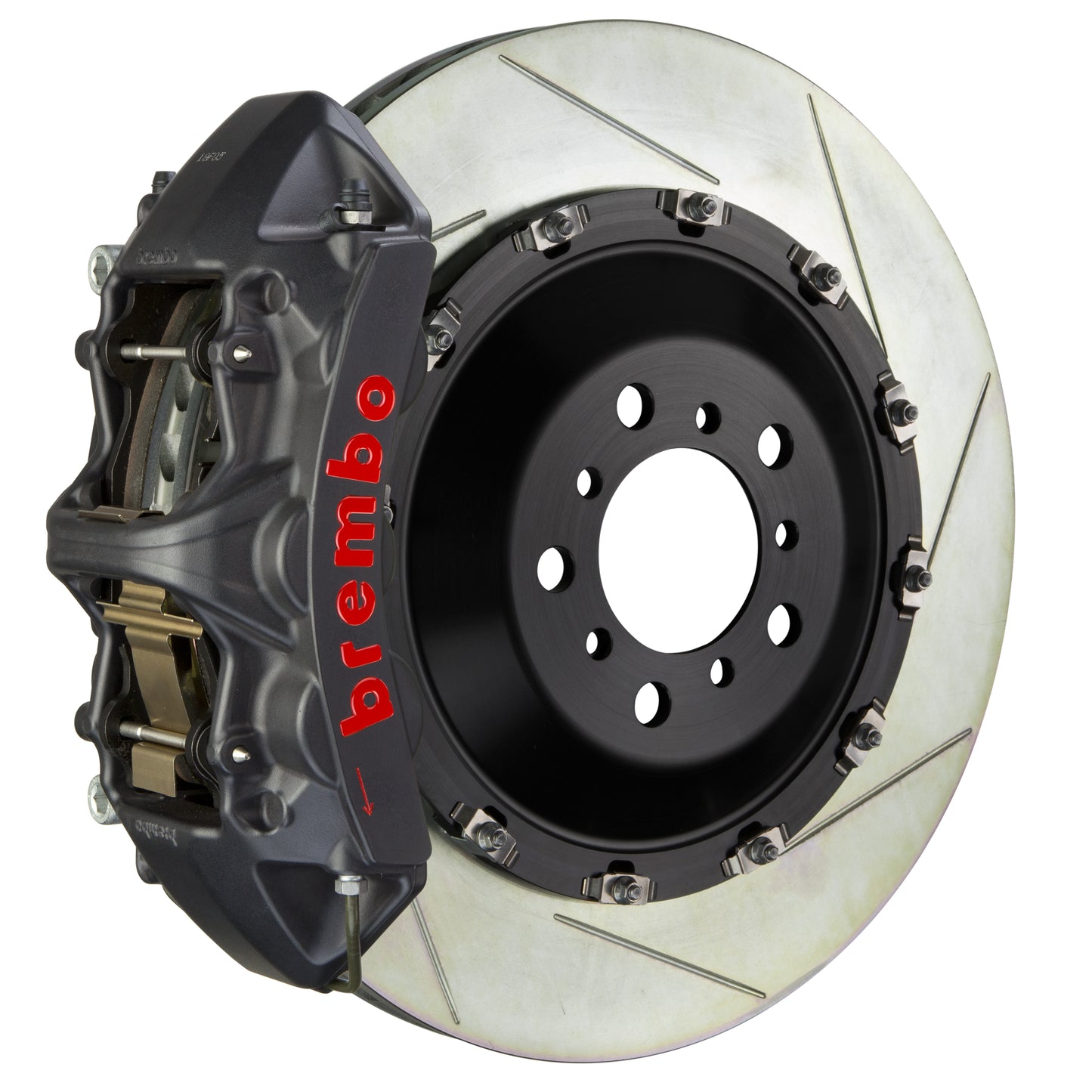 Front Brembo Gran Turismo Braking Upgrade Kit (1L29502A) GT / M6 Caliper with 6-Pistons & 2-piece 411x34 Disc
