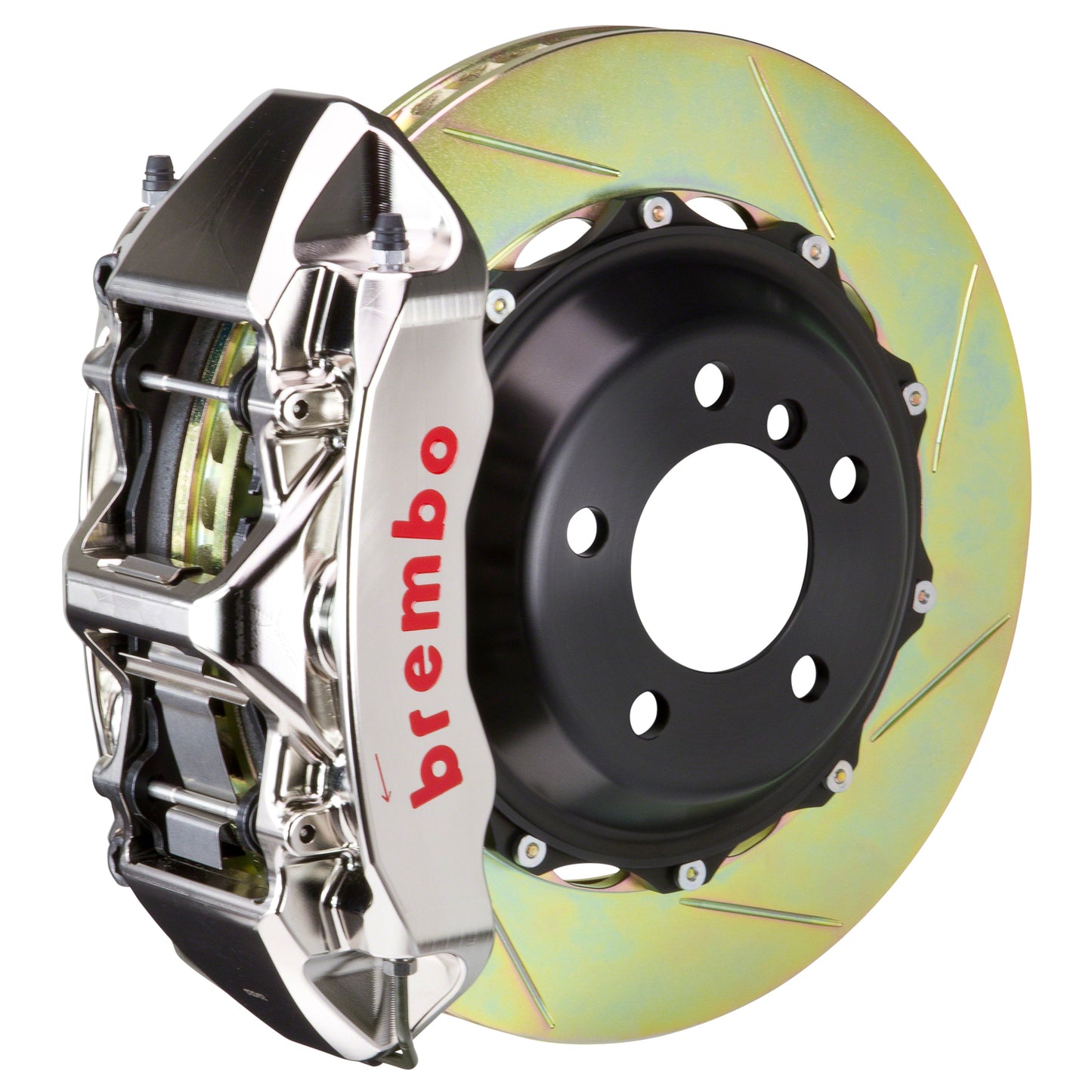Front Brembo Gran Turismo Braking Upgrade Kit (1M18057AR) GT / R6 Caliper with 6-Pistons & 2-piece 355x32 Disc