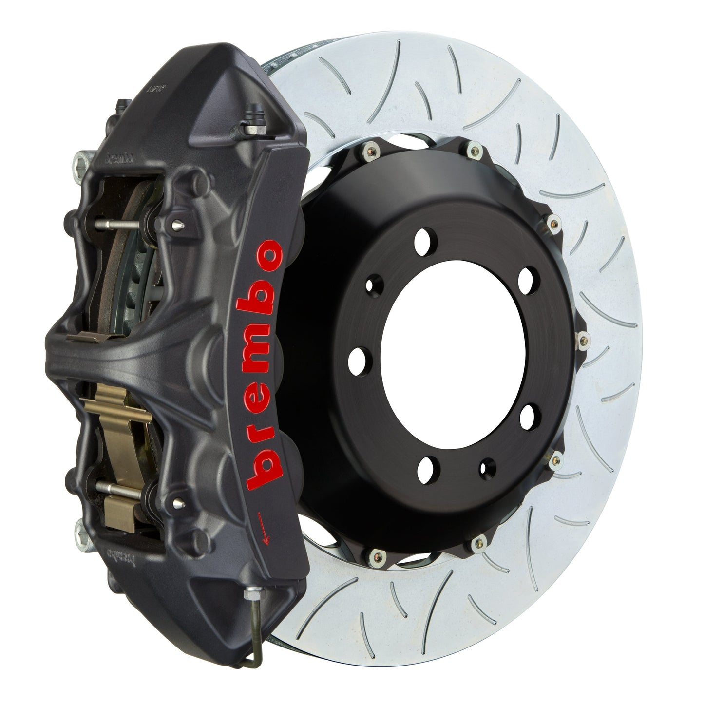 Front Brembo Gran Turismo Braking Upgrade Kit (1M19003AS) GT / S6 Caliper with 6-Pistons & 2-piece 380x32 Disc