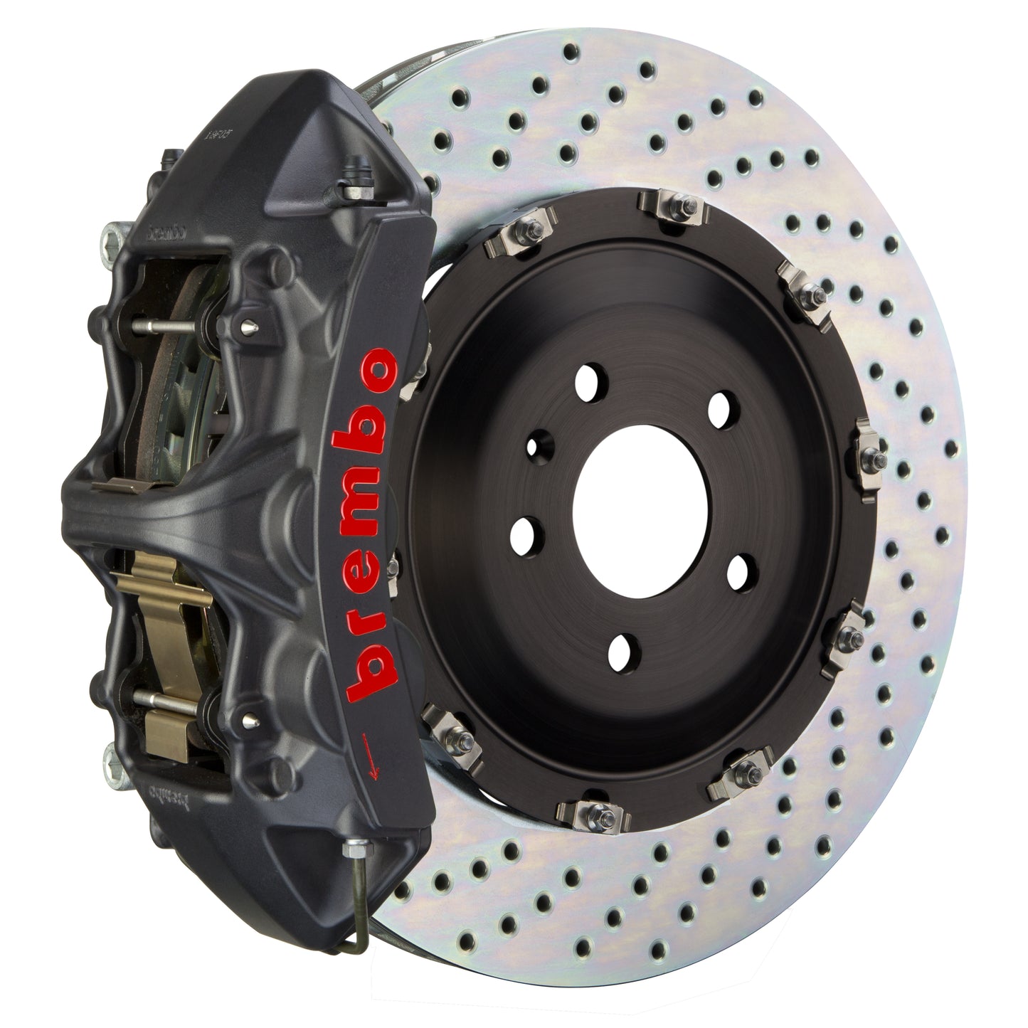 Front Brembo Gran Turismo Braking Upgrade Kit (1N18502AS) GT / S6 Caliper with 6-Pistons & 2-piece 365x34 Disc