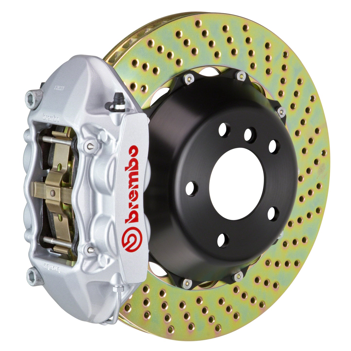 Front Brembo Gran Turismo Braking Upgrade Kit (1P18004A) GT / M4 Caliper with 4-Pistons & 2-piece 345x28 Disc