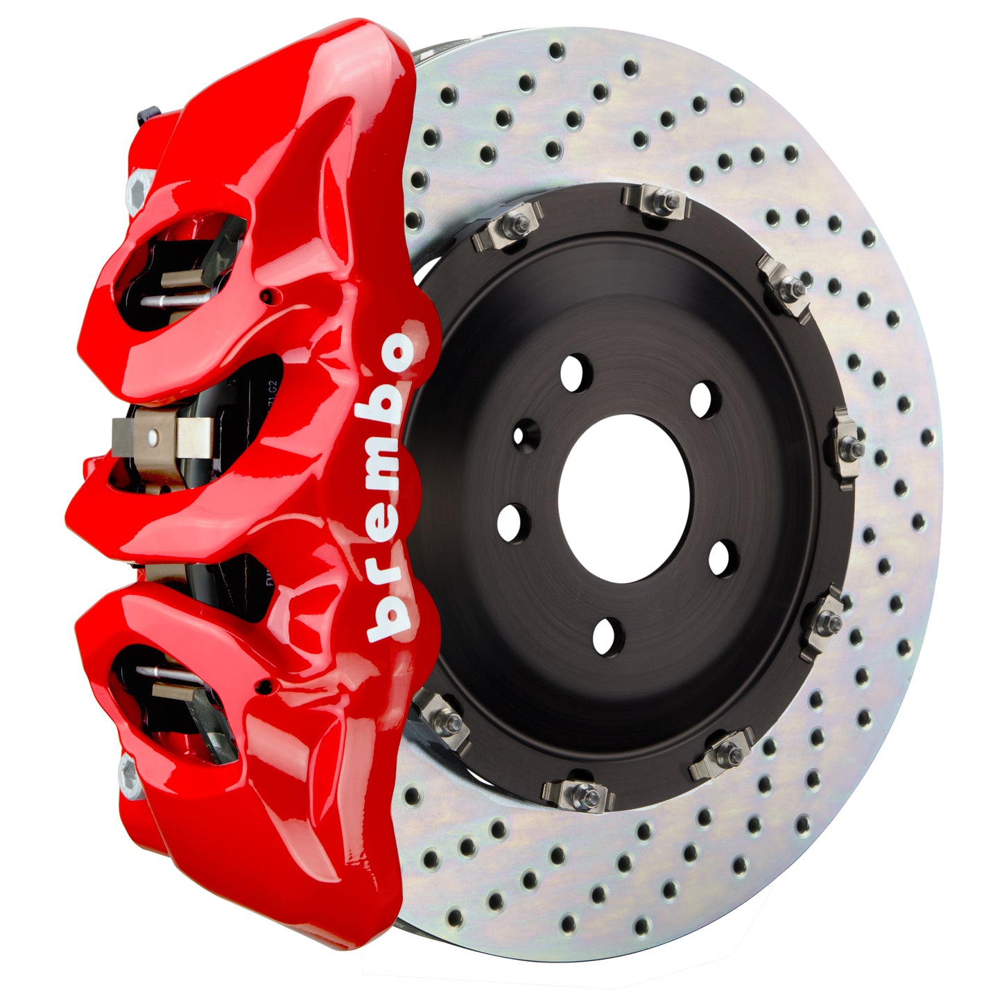 Front Brembo Gran Turismo Braking Upgrade Kit (1T19022A) GT / BM6 Caliper with 6-Pistons & 2-piece 380x34 Disc
