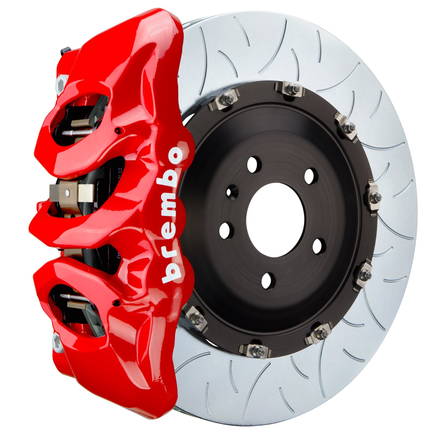 Front Brembo Gran Turismo Braking Upgrade Kit (1T19011A) GT / BM6 Caliper with 6-Pistons & 2-piece 380x34 Disc